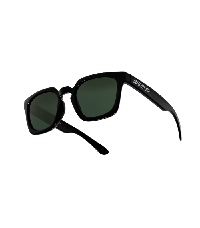 SCICON TURCIO BLACK SUNGLASSES (GREEN LENSES)