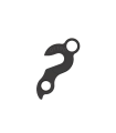 PILO D1190 DERAILLEUR HANGER GRAPHITE DESIGN