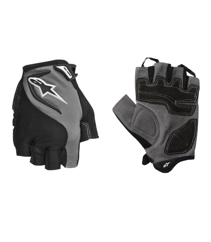 GUANTES ALPINESTARS PRO-LIGHT CORTOS GRIS/NEGRO (TALLA S)