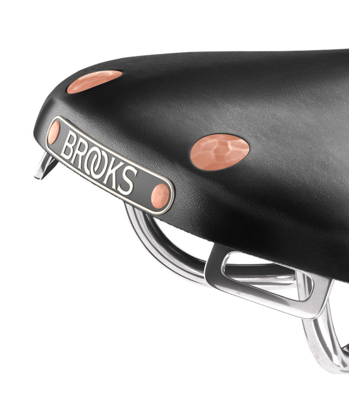 BROOKS SWIFT CHROME SADDLE (BLACK)
