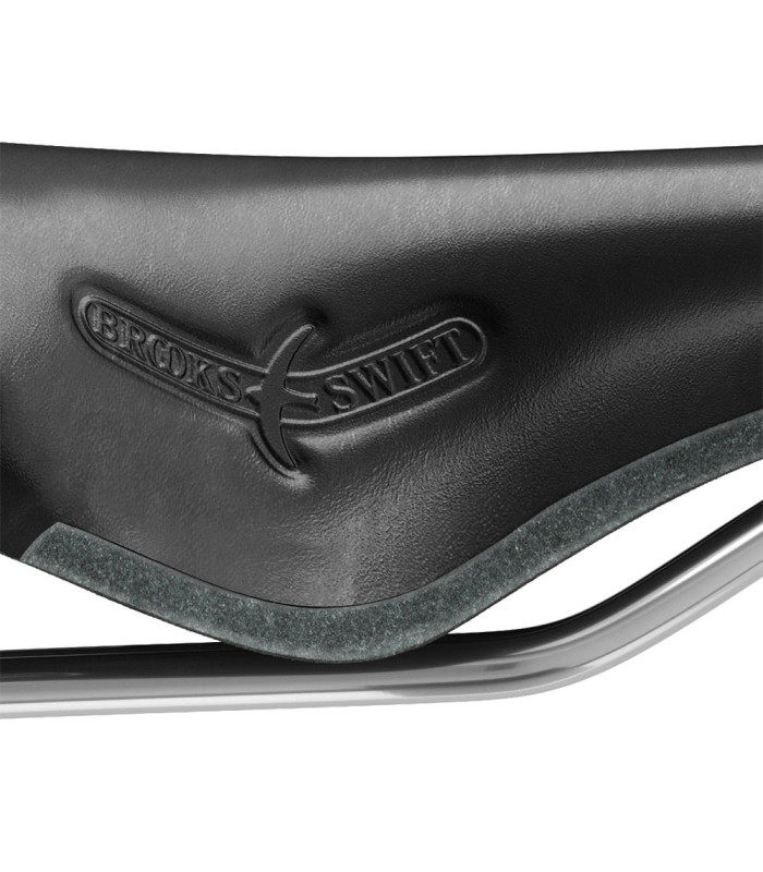 SILLÍN BROOKS SWIFT CHROME (NEGRO)