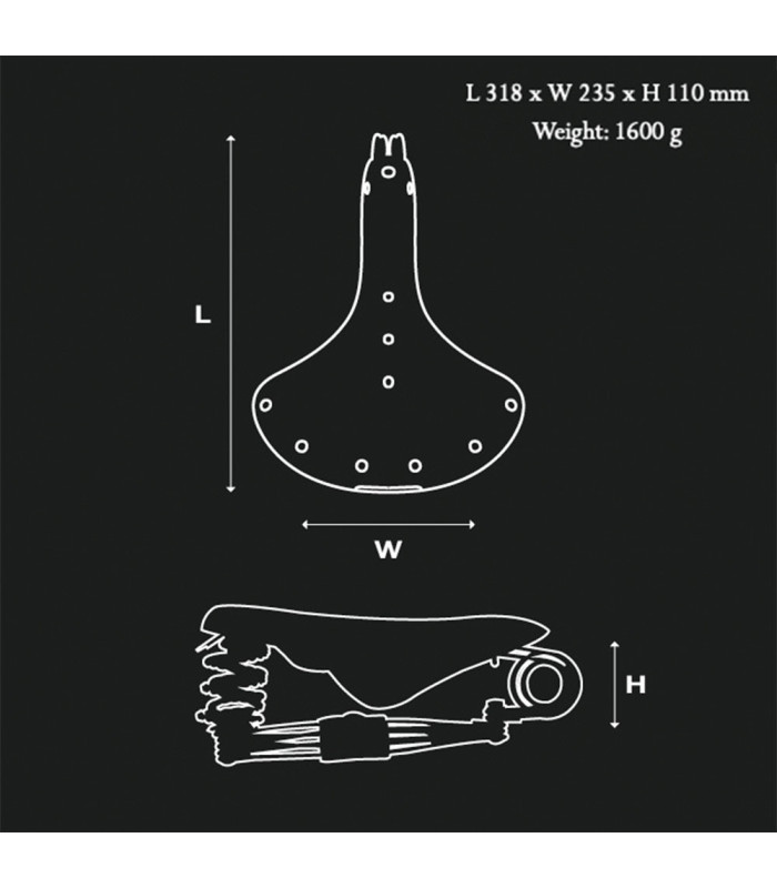 BROOKS B33 SADDLE (HONEY)