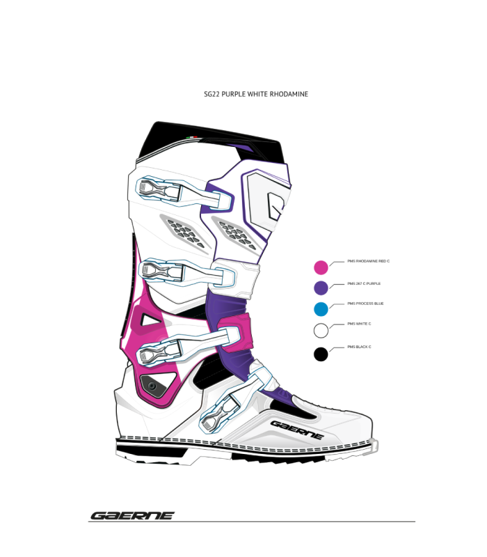 BOTAS GAERNE SG-22 LIMITED EDITION (BLANCO/PÚRPURA/VIOLETA)