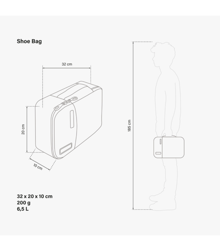 SCICON SHOE STORAGE BAG (BLACK)
