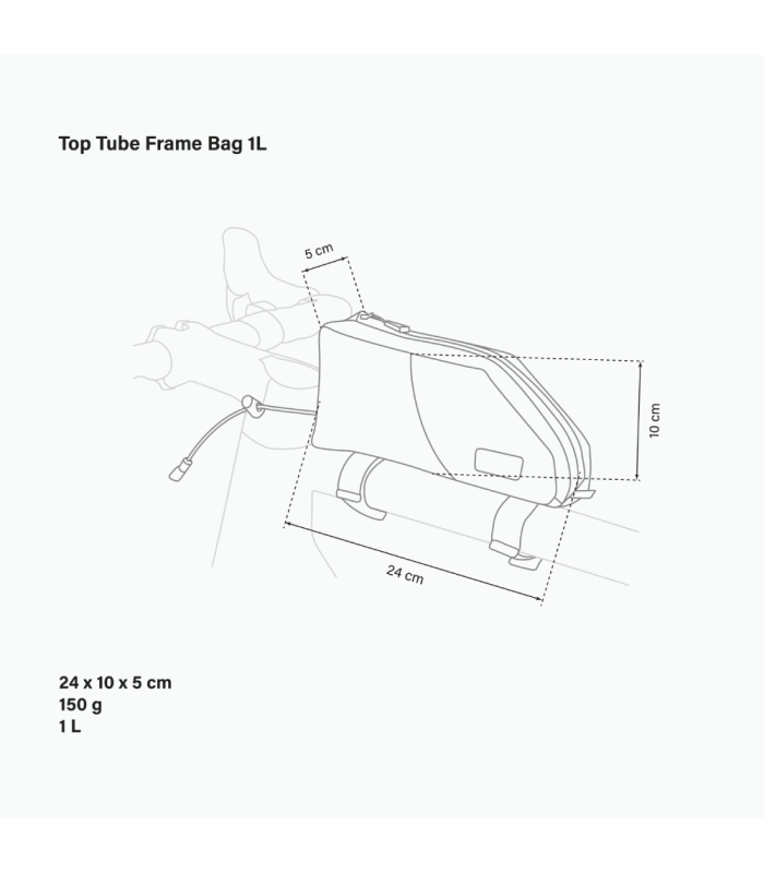 BOLSA TUBO SUPERIOR SCICON TOUR DE FRANCE (1 L)