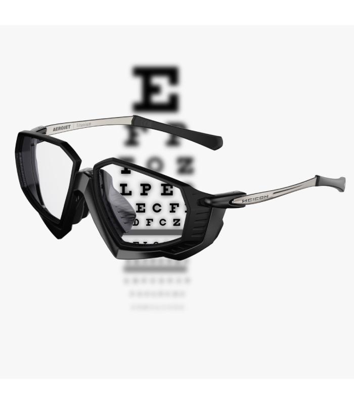 GAFAS SCICON AEROJET TITANIUM METAL BLACK RX (LENTES TRANSPARENTES)