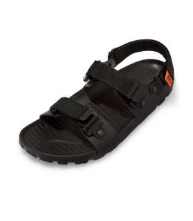 QUOC X RESTRAP SANDAL (BLACK)