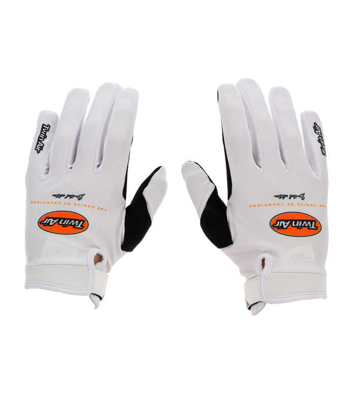 TWIN AIR GLOVES (WHITE/ORANGE)