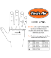GUANTES TWIN AIR (BLANCO/NEGRO)