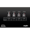 TAPONES EJES PEDALES RENTHAL REVO-F (ALUGOLD)