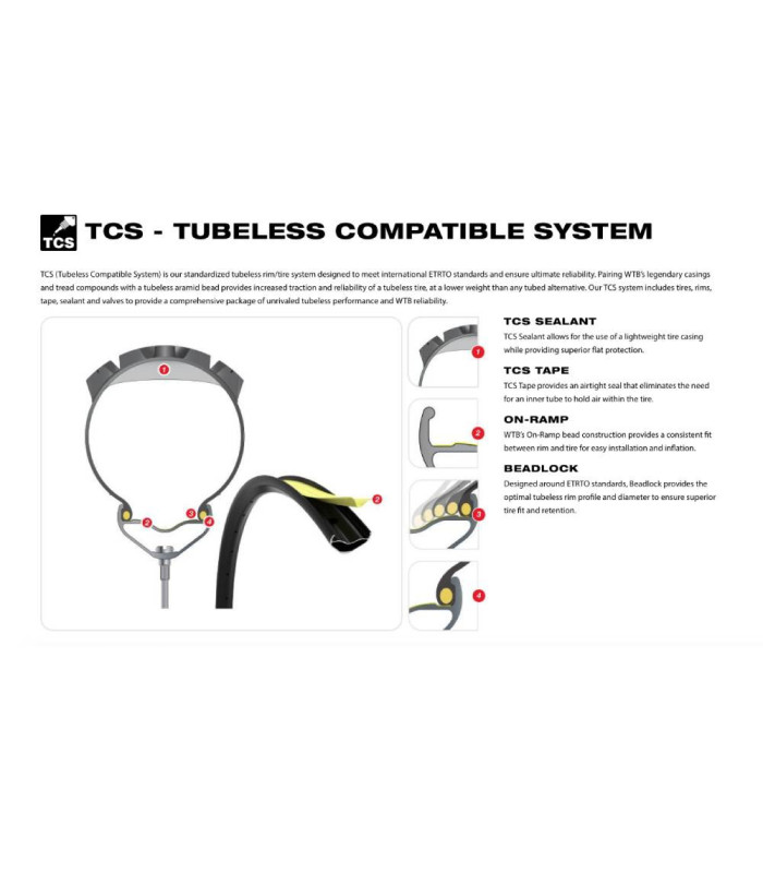 WTB RESOLUTE TCS LIGHT FAST ROLLING DUAL DNA SG2 (700 x 50)