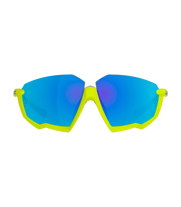 GAFAS SCICON AEROJET TITANIUM AMARILLO NEON (LENTES MULTIESPEJO AZUL)
