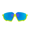 SCICON AEROJET TITANIUM FLUO YELLOW SUNGLASSES (MULTIMIRROR BLUE LENSES)