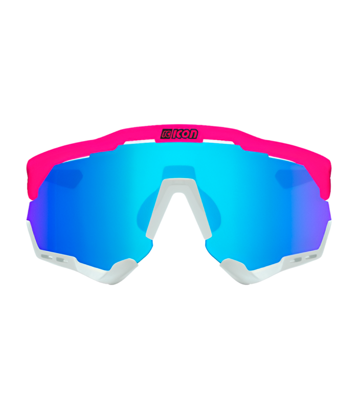SCICON AEROSHADE XL FLUO PINK ( MULTIMIRROR BLUE LENSES)