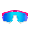 SCICON AEROSHADE XL FLUO PINK ( MULTIMIRROR BLUE LENSES)