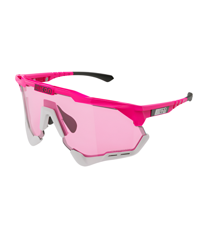SCICON AEROSHADE XL FLUO PINK ( MULTIMIRROR BLUE LENSES)