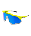 GAFAS SCICON AEROSHADE XL AMARILLO NEON (LENTE MULTIESPEJO AZUL)