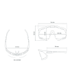 GAFAS SCICON AEROSHADE XL AMARILLO NEON (LENTE MULTIESPEJO AZUL)