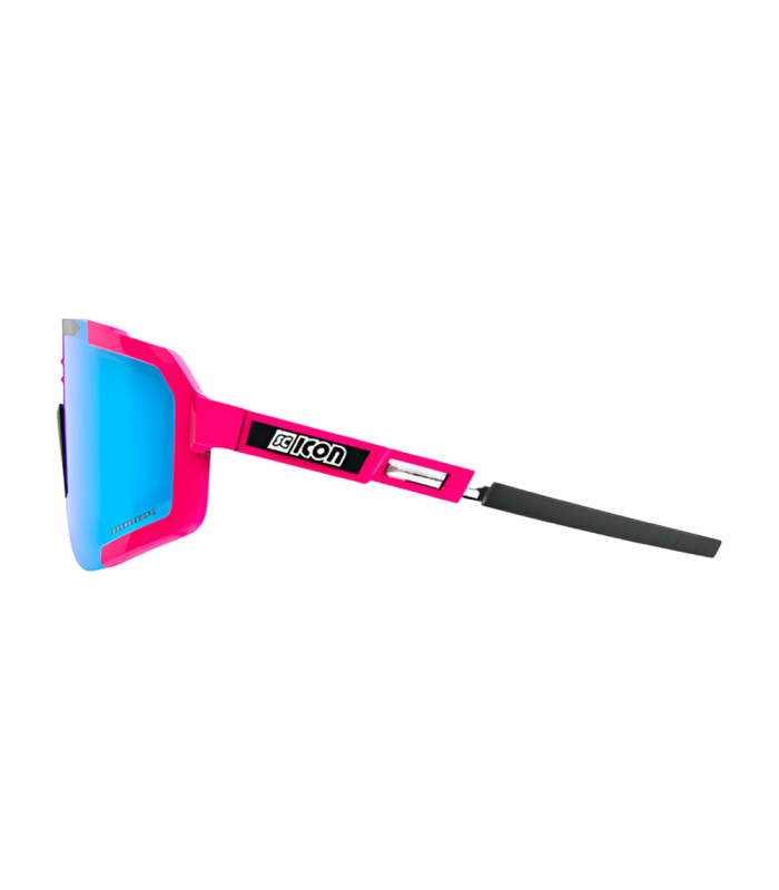 SCICON AEROSCOPE FLUO PINK SUNGLASSES (MULTIMIRROR BLUE LENS)
