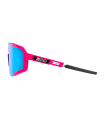 SCICON AEROSCOPE FLUO PINK SUNGLASSES (MULTIMIRROR BLUE LENS)