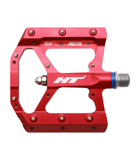 PEDALES PLATAFORMA HT AE05 (ROJO)