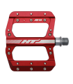 PEDALES PLATAFORMA HT AE12 (ROJO)