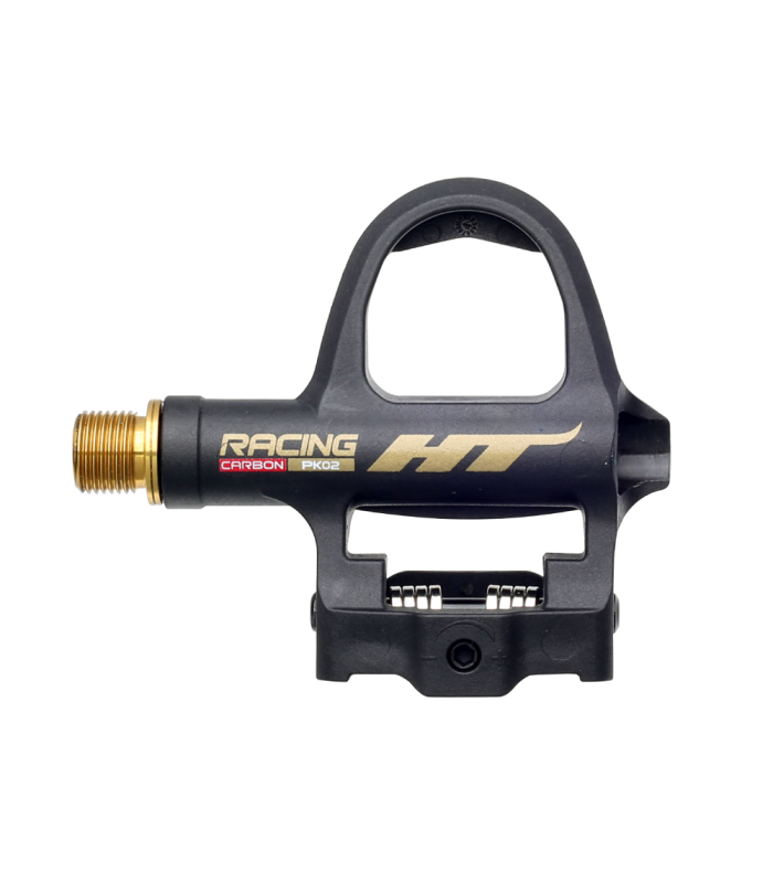 HT PK02 TITANIUM SPINDLE ROAD PEDALS (BLACK)