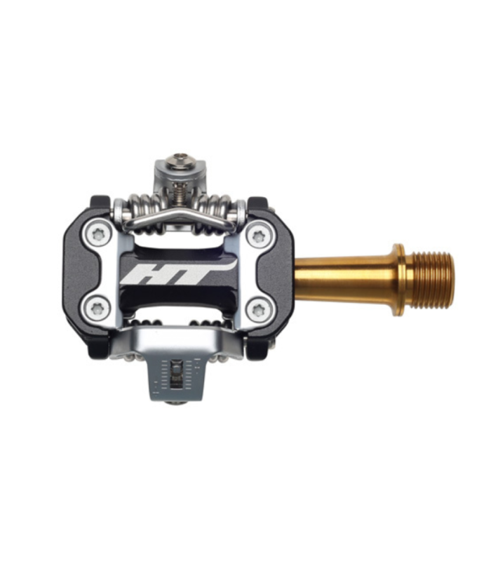 HT M2 TITANIUM SPINDLE CROSS COUNTRY PEDALS (BLACK)