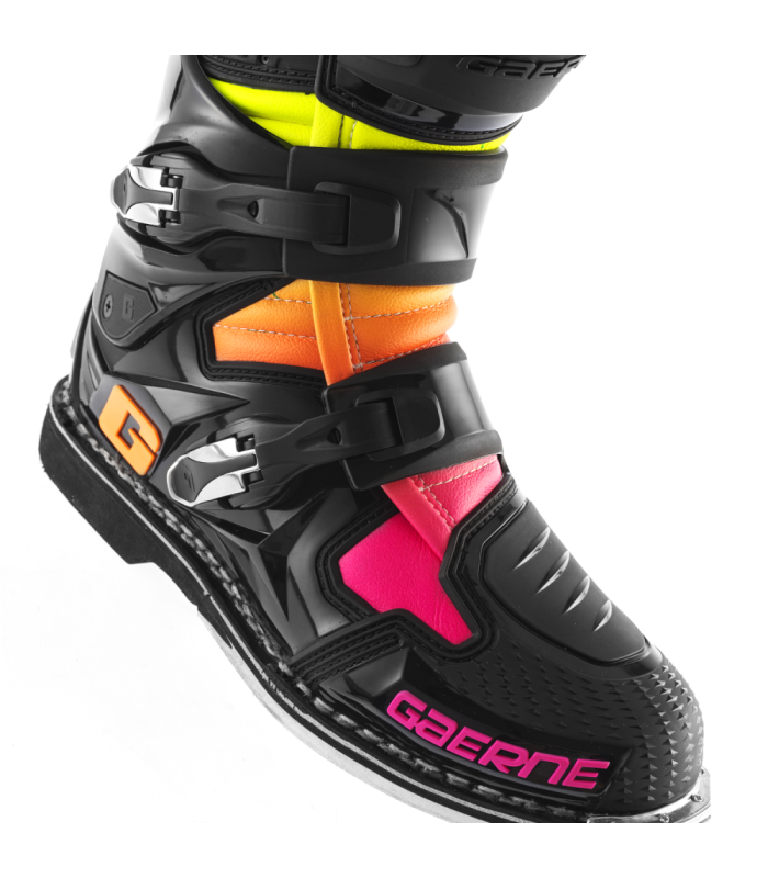 GAERNE SG-12 LIMITED EDITION BOOTS (BLACK/ORANGE/PINK)