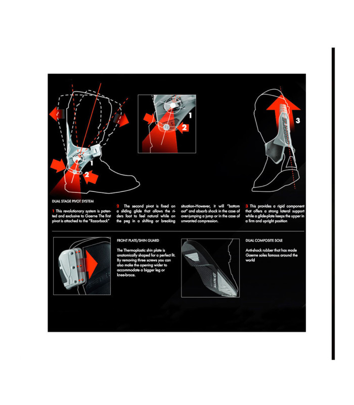 GAERNE SG-12 LIMITED EDITION BOOTS (BLACK/ORANGE/PINK)