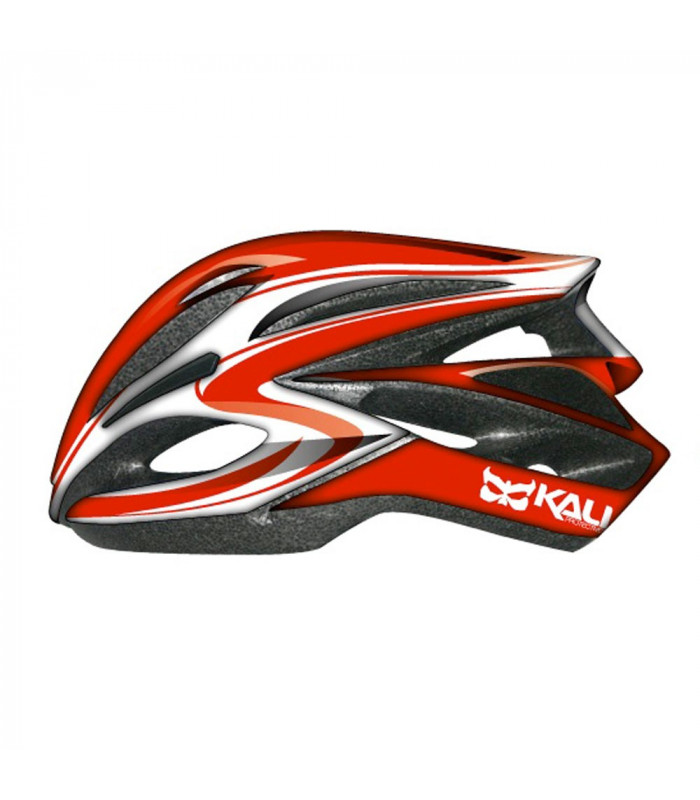 CASCO KALI LOKA CRYSTAL-RED/WHITE (TALLA S)