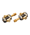 HT M2 TITANIUM SPINDLE CROSS COUNTRY LIMITED EDITION PEDALS (STEALTH BLACK/GOLD MECHANISM)
