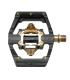 HT X2-SX BMX LIMITED EDITION PEDALS (STEALTH BLACK/GOLD MECHANISM)