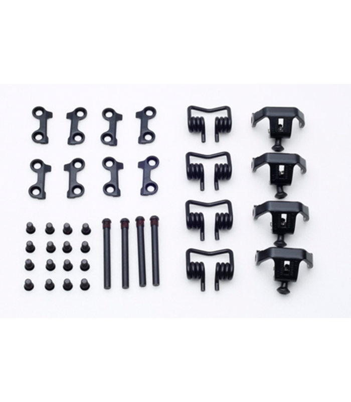 DESPIECE COMPLETO CLIP ENGANCHE PEDALES HT M2 (NEGRO)