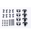 DESPIECE COMPLETO CLIP ENGANCHE PEDALES HT M2 (NEGRO)