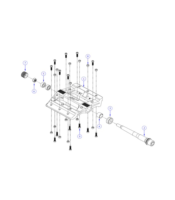 HT PA01A STEEL PINS (BLACK)