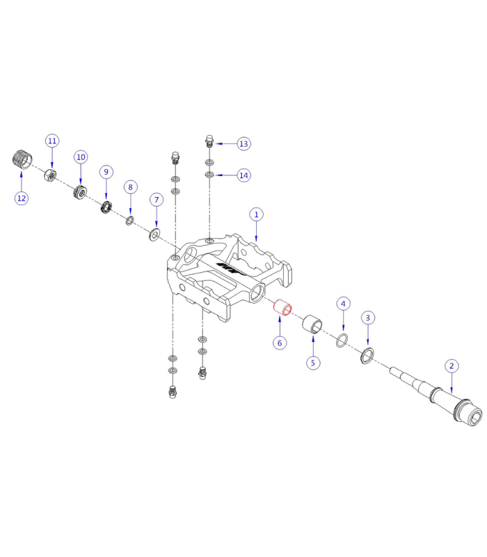 HT ARS03 URBAN PEDALS (SILVER)