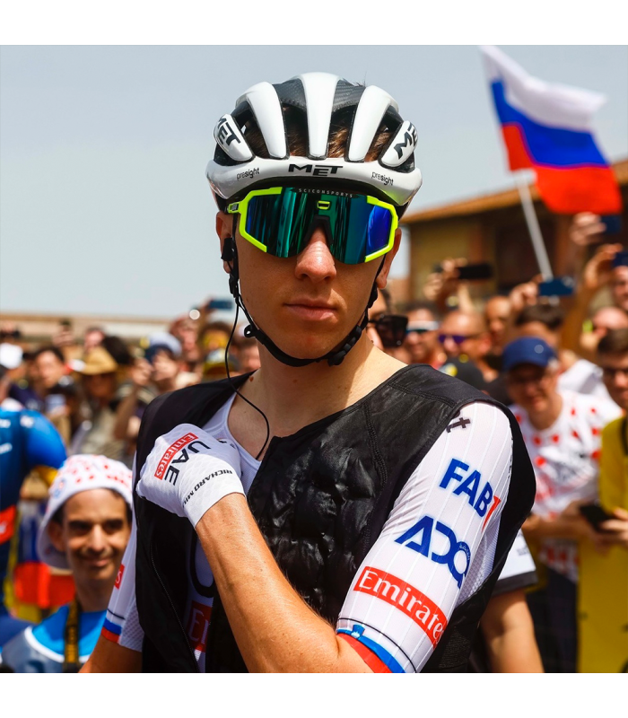 GAFAS SCICON AEROSCOPE AMARILLO NEÓN (LENTE MULTIESPEJO AZUL)