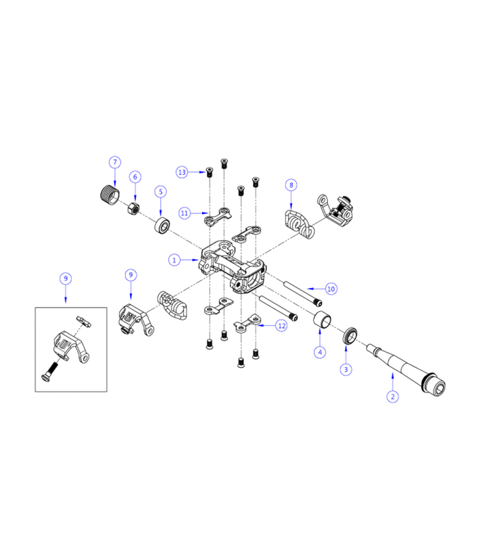 HT M2 TITANIUM SPINDLE CROSS COUNTRY LIMITED EDITION PEDALS (STEALTH BLACK/GOLD MECHANISM)