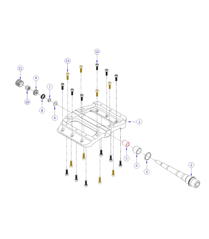 HT AE12 PLATFORM PEDALS (GOLD)