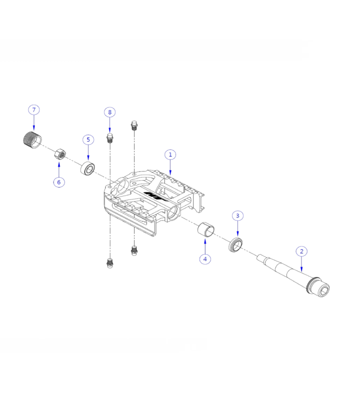HT AR12 STEEL PINS (BLACK)