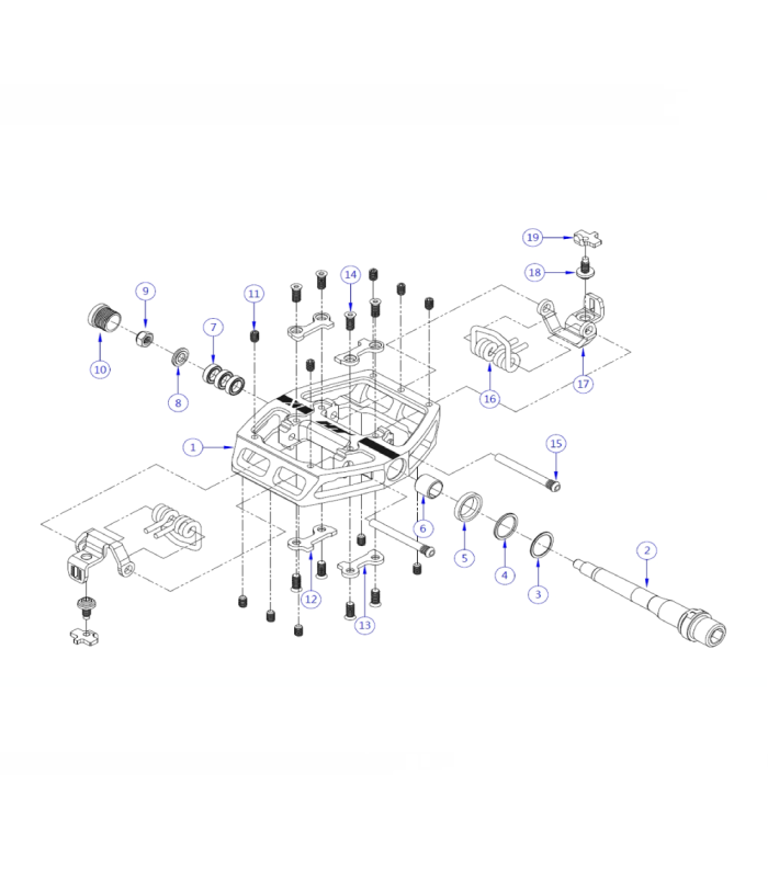 HT X1 STEEL PINS (BLACK)