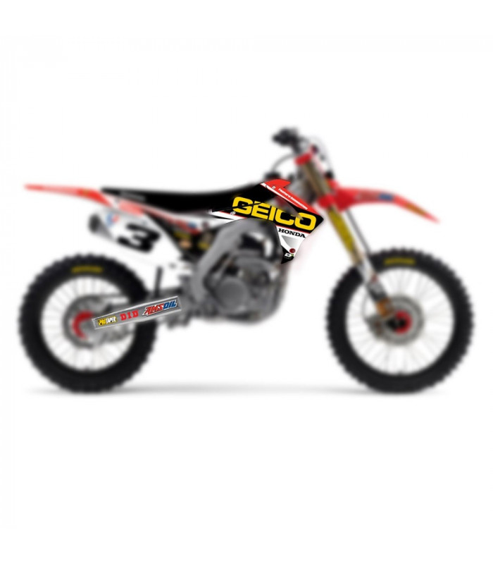 D'COR VISUALS TEAM GEICO GRAPHICS KIT HONDA CRF (2013-2014)