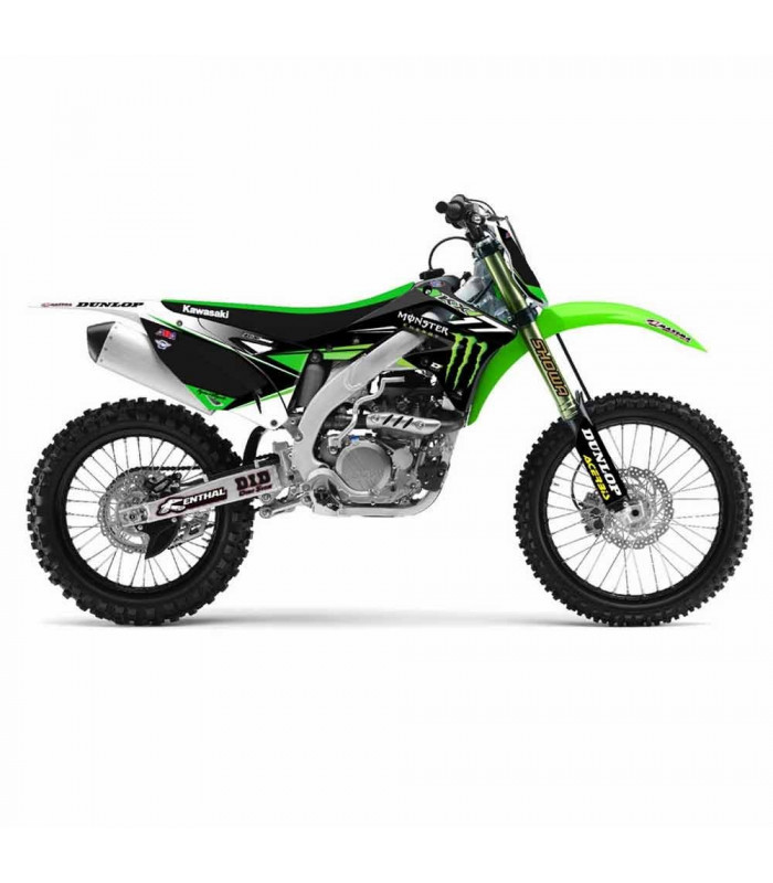 D'COR TEAM MONSTER ENERGY GRAPHIC KIT KAWASAKI KX 250 F (2013-2014)