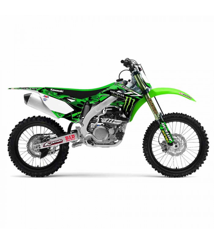 D'COR TEAM MONSTER ENERGY GRAPHIC KIT KAWASAKI KX 450 F (2013-2014)
