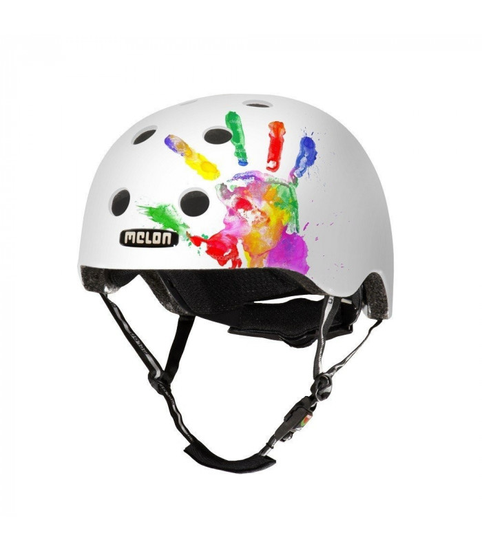 CASCO MELON "HANDPRINT" MATE (TALLA XL)