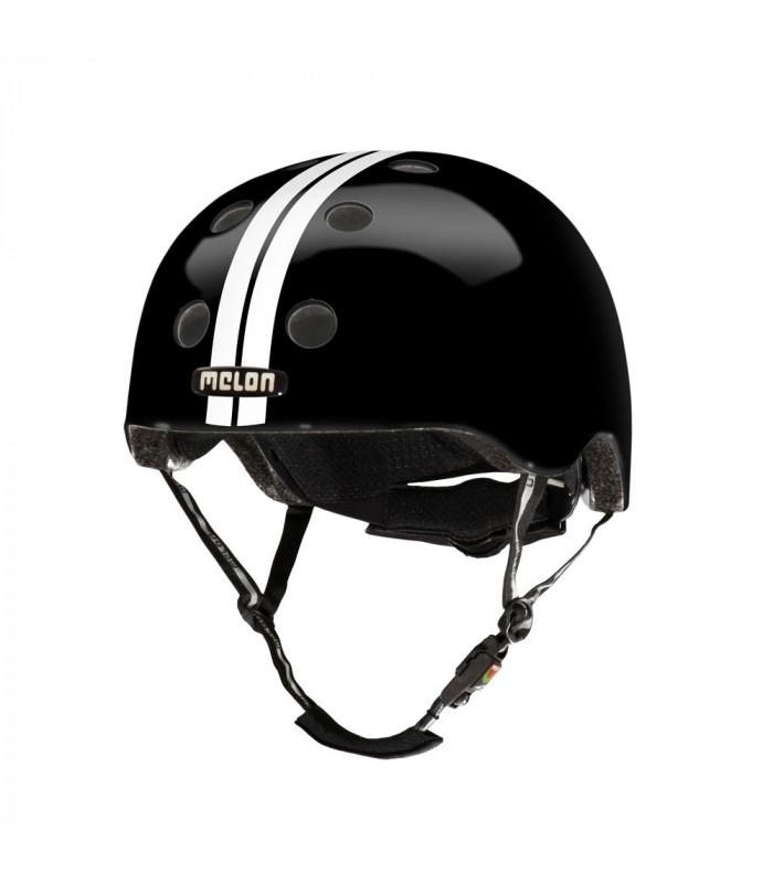 CASCO MELON STRAIGHT BLANCO/NEGRO (TALLA XXS)