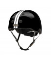 MELON STRAIGHT WHITE BLACK HELMET (SIZE: XXS)