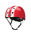 CASCO MELON DOUBLE BLANCO/ROJO (TALLA XL)