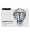 HJC IBEX 3 HELMET (GREY/YELLOW)